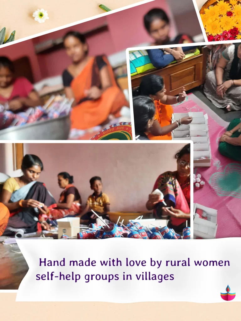 Rural Women making Bombay Greens Gift Box