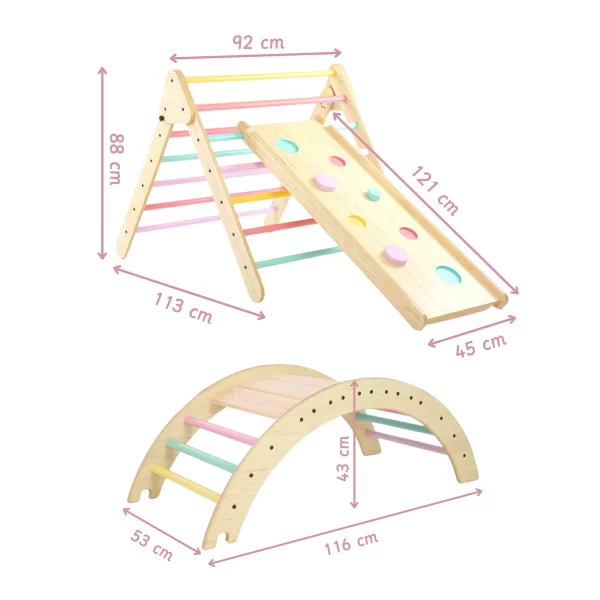 Pikler Triangle and Pikler Arch - Semi Colored - Image 2