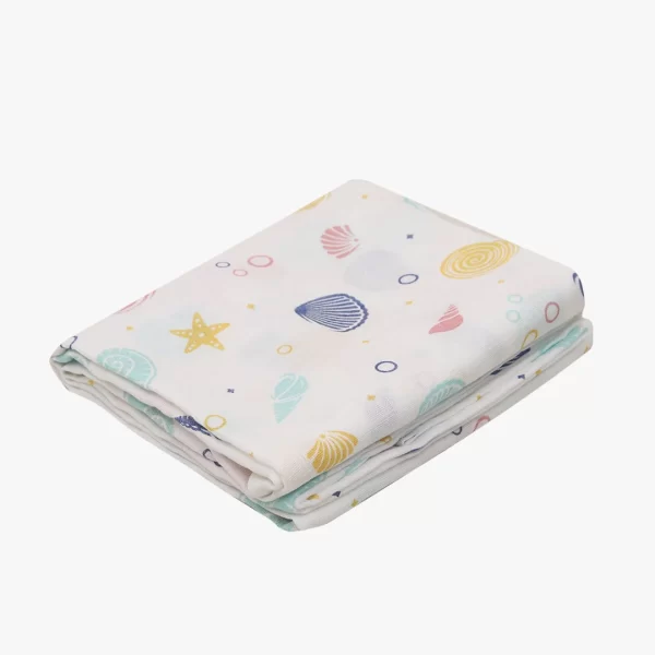 Whale Star - Muslin Cotton Swaddles (Pack of 2) - Image 2