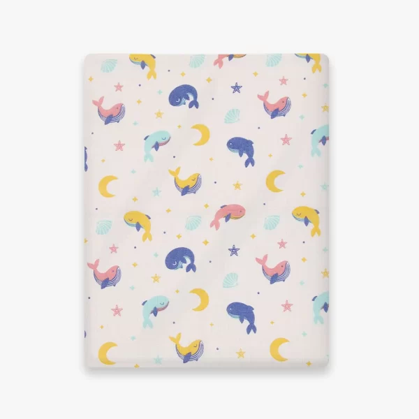 Whale Star - Muslin Cotton Swaddles (Pack of 2) - Image 4