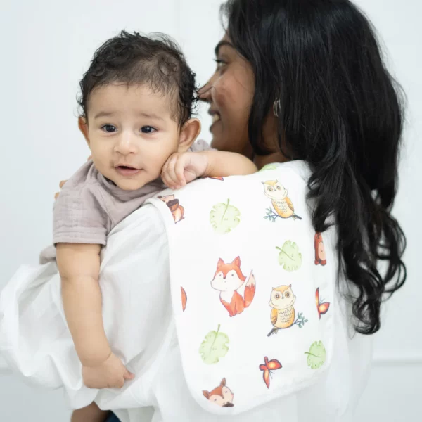 Zooland - Organic Muslin Aloe Vera Burp Cloth